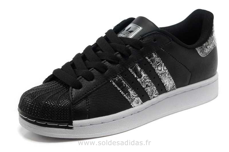 adidas superstar femme noir serpent